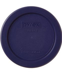 Pyrex Blue Lid for 1-cup Round Glass Food Storage Container
