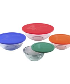 Pyrex 8-piece Mixing Bowl Set with Assorted Lids